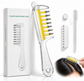 Crystal Liquid Guide Comb – Precision Hair Serum Applicator & Scalp Treatment Comb